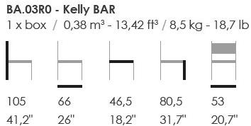 Fenabel Барный стул из мягкой ткани Kelly sun-id-1431702 - Вид №1
