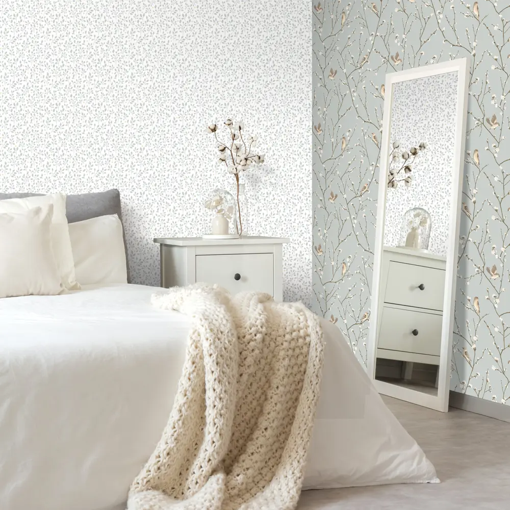 Обои флизелиновые Euro Decor Julie зелёные 1.06 м 7010-04 82377953 STLM-2203323 - Вид №5