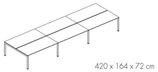 Bralco Несколько рабочих станций в изделиях из дерева Gate sun-id-1413020 - Вид №2