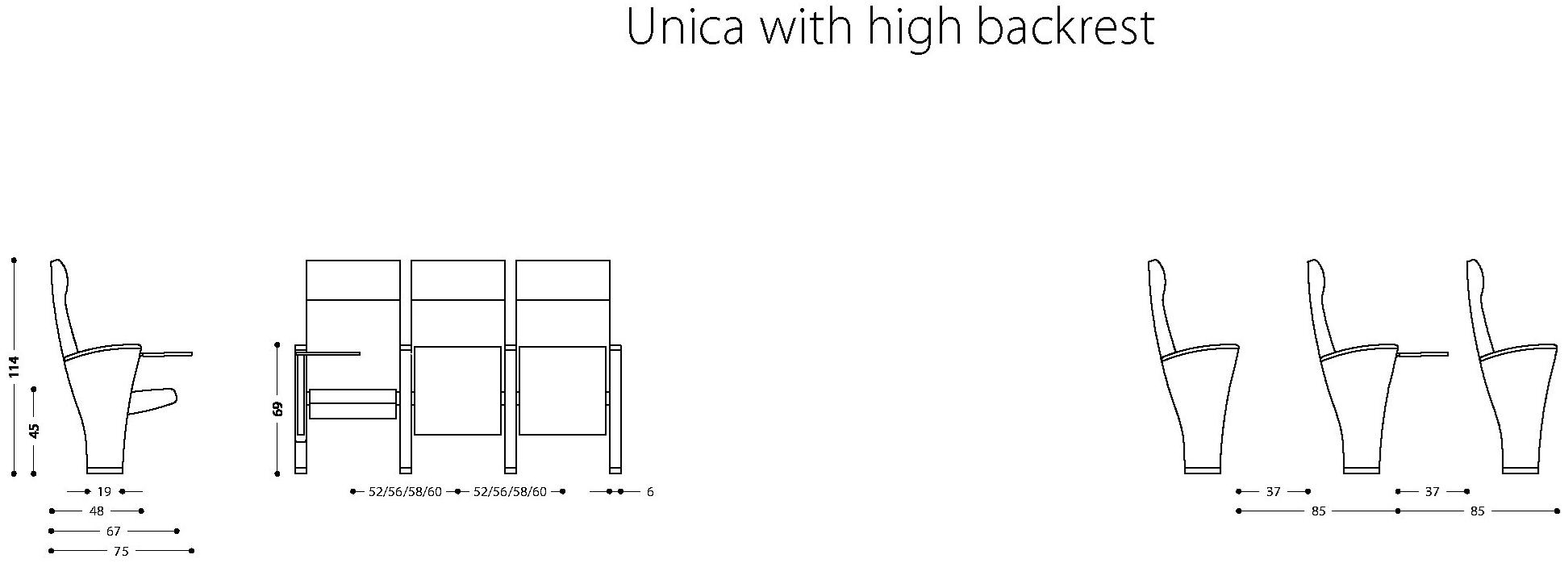 LAMM Сиденье для аудитории с подголовником sun-id-1427348 - Вид №5