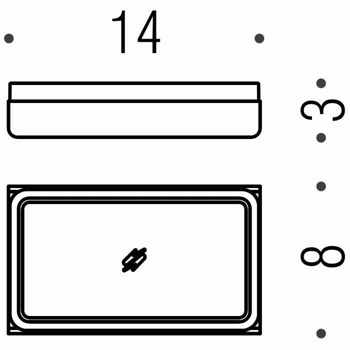 B2940 Мыльница настольная COLOMBO FOREVER Colombo Design - Вид №2