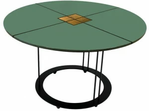 Garbarino Круглый лакированный журнальный столик Aureola Aur cf4 c