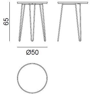 Gervasoni Круглый прикроватный столик из ореха Beds sun-id-1490726 - Вид №4