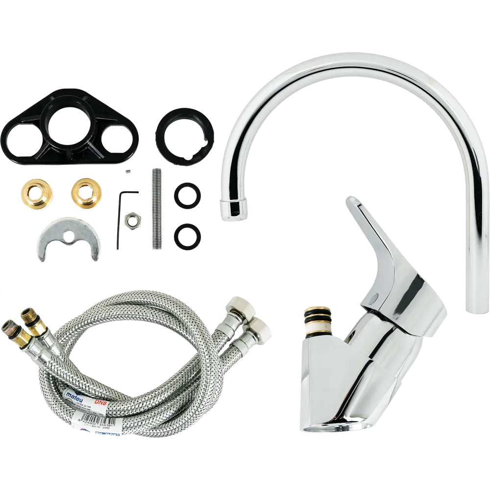 Смеситель для кухни Vidima Next 28 см цвет хром 82365949 STLM-2024974 - Вид №7