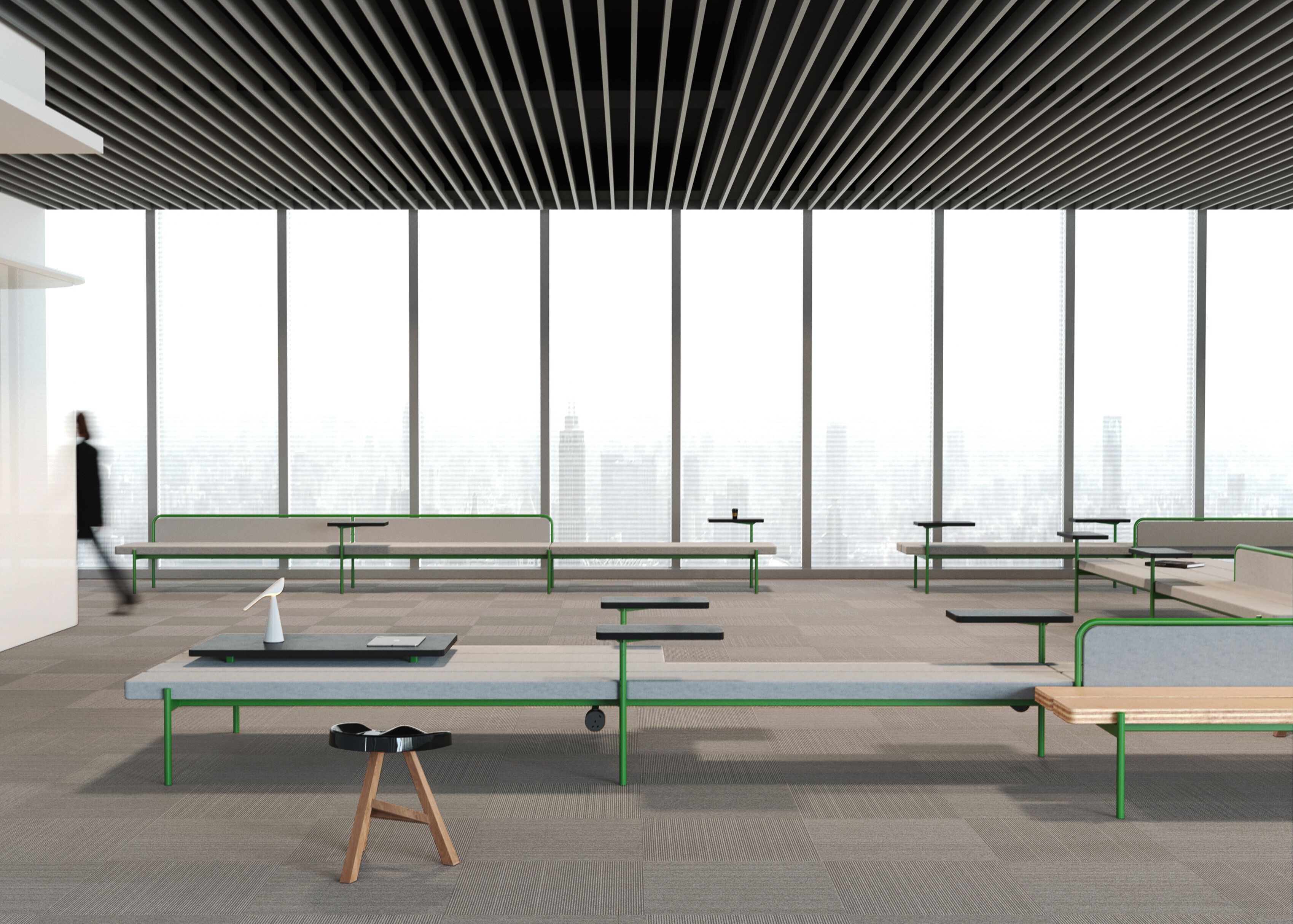 Модульная мягкая скамейка из ткани Established&Sons Island ARCH-00100058 - Вид №46