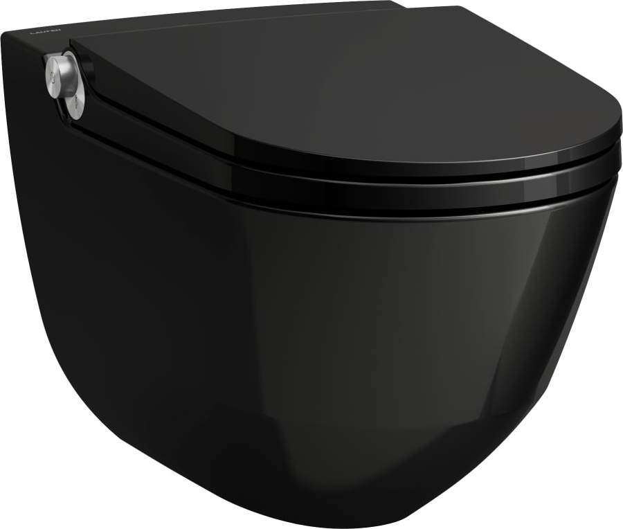 H8206917570001 Подвесной безободковый унитаз-биде с пультом дистанционного управления, с сиденьем и крышкой LAUFEN PRO - Вид №1
