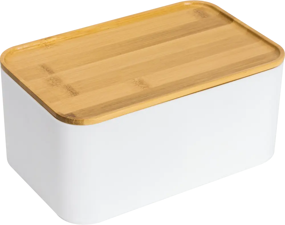 Прозрачная корзина для хранения SENSEA Bamboo с пробковой крышкой 82754670