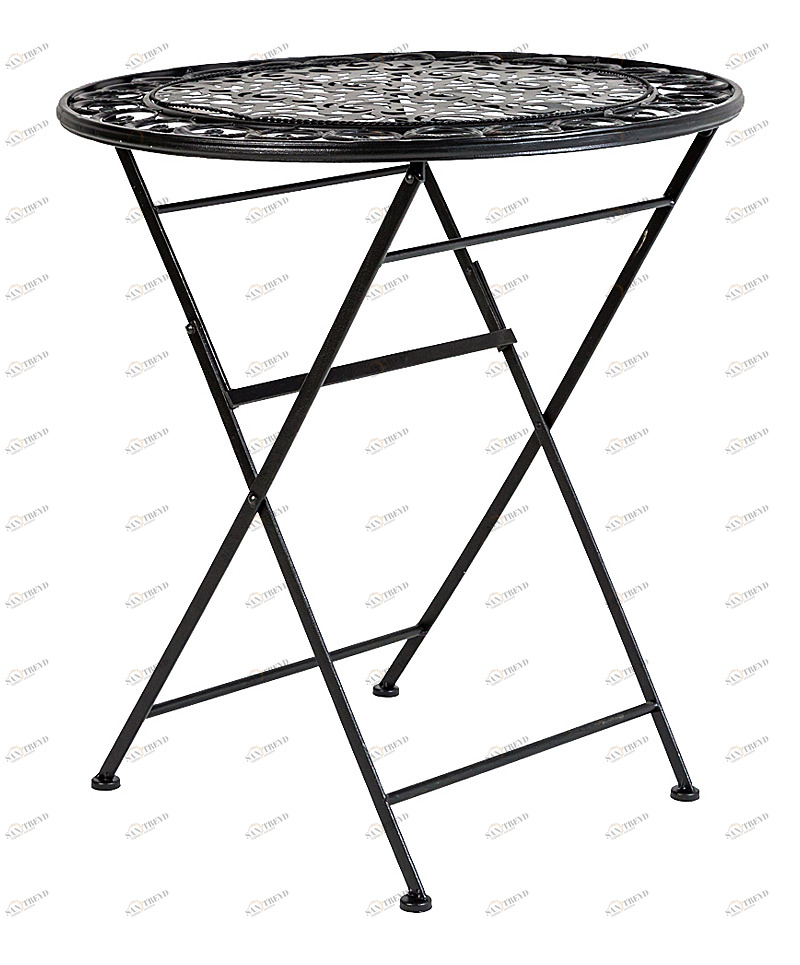 Складной столик кофейный черный антик "Риволи" BYOBJECT  009346 Черный Object Desire 