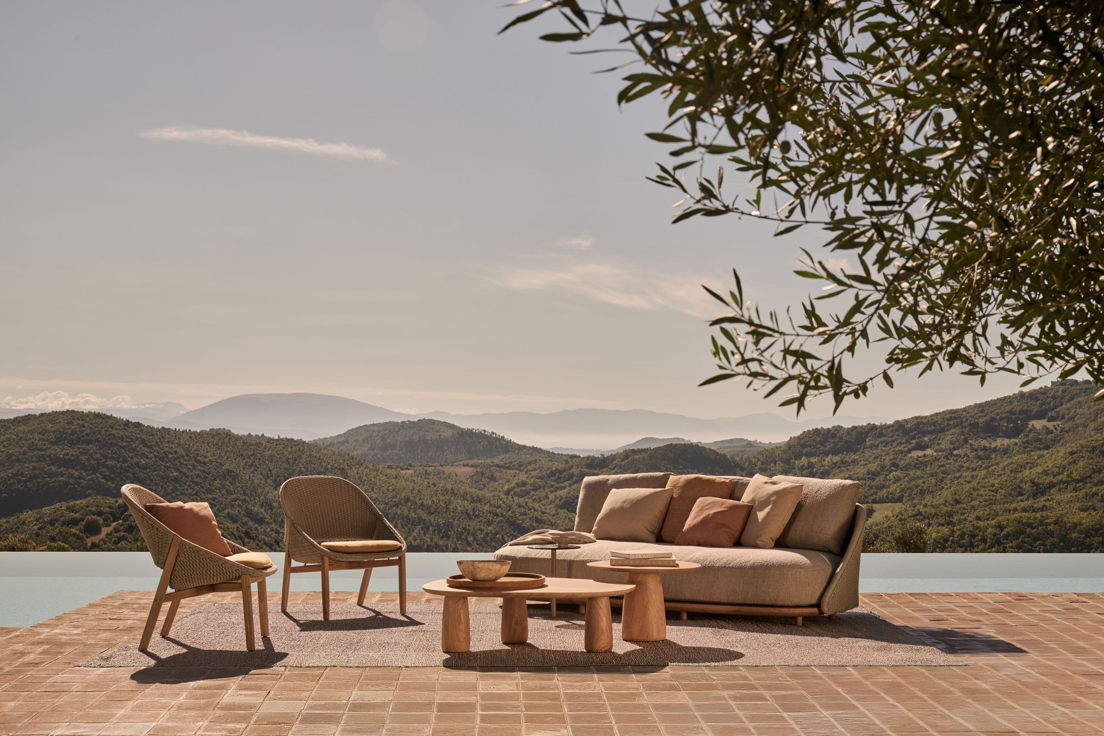 Стул для сада из тикового дерева TRIBÙ гелий ARCH-00004825