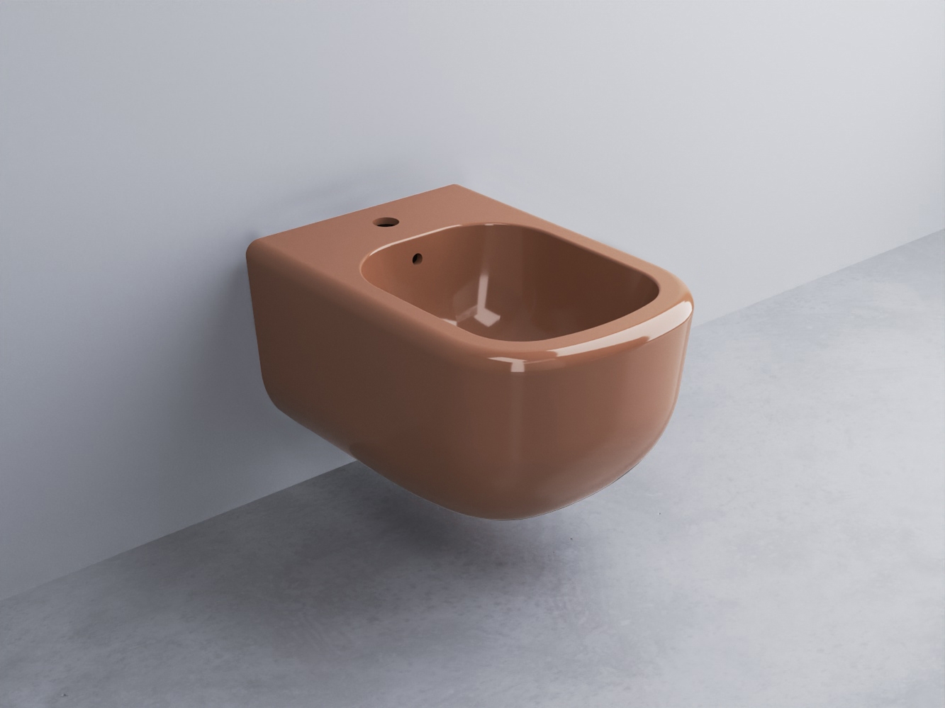 ERBS-NI Биде подвесное с одним отверстием под смеситель, в комплекте с крепежами cielo Era Ceramica Cielo