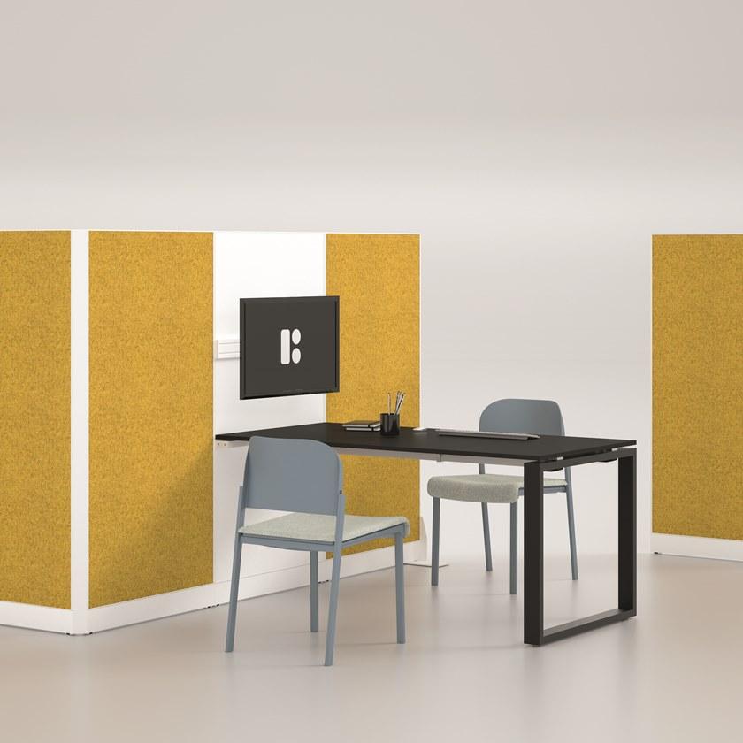 Bralco Отдельностоящая офисная перегородка из алюминия и стекла Kubick sun-id-1377515 - Вид №20