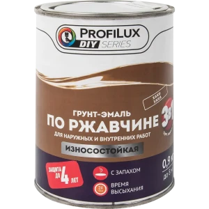 Эмаль по ржавчине 3 в 1 ProfiLux DIY цвет хаки 0.9 кг 82356469 STLM-2093492