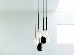 Quadrifoglio Подвесной светильник из дутого стекла