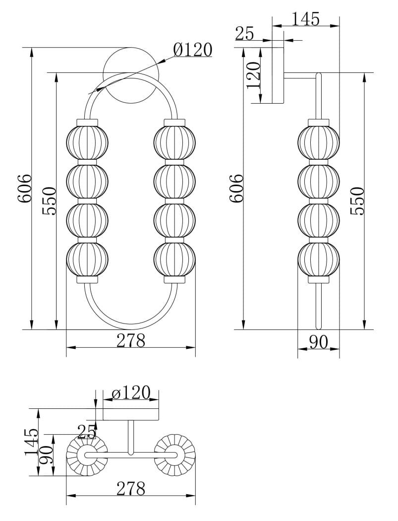 Стеклянный светодиодный настенный светильник Maytoni ARCH-00017580 - Вид №1