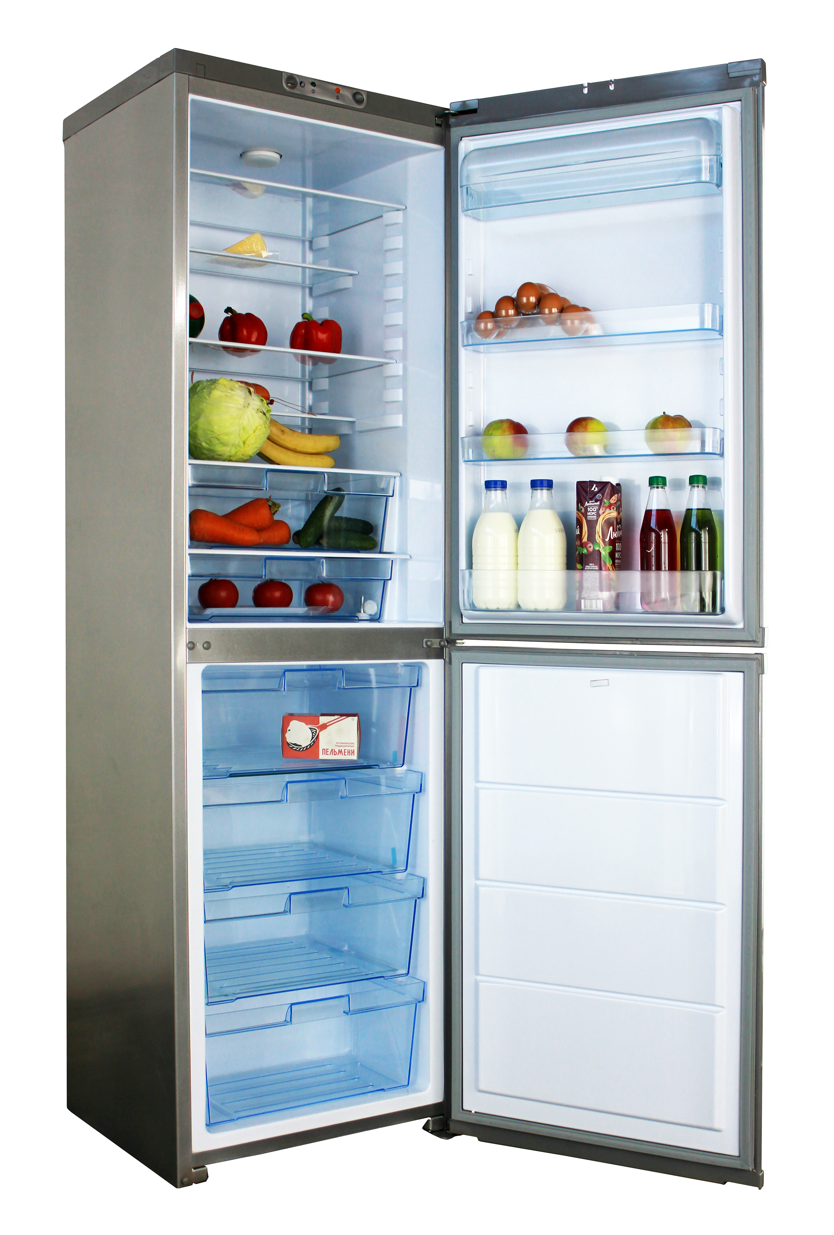 9017582 Холодильник с морозильником   ОРСК 177 MI серебристый STDN-0140869 - Вид №3