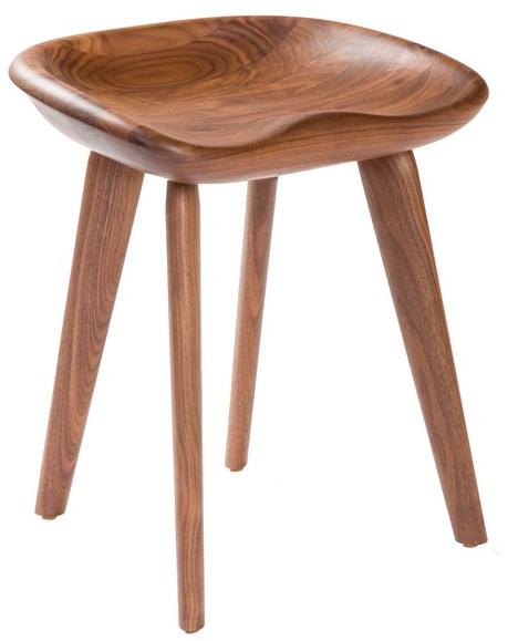 BassamFellows Низкий табурет из массива дерева Tractor Cb-21 - Вид №1