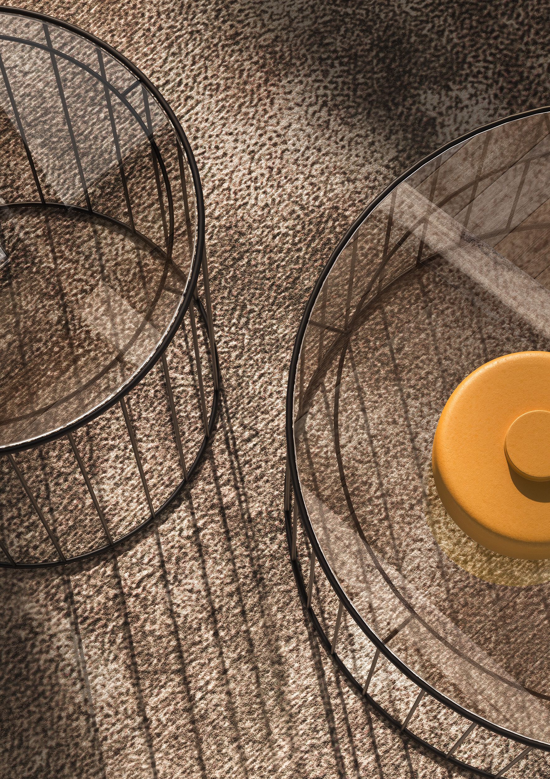 Журнальный столик из железа и стекла Pipedesign Glass ARCH-00070484 - Вид №3