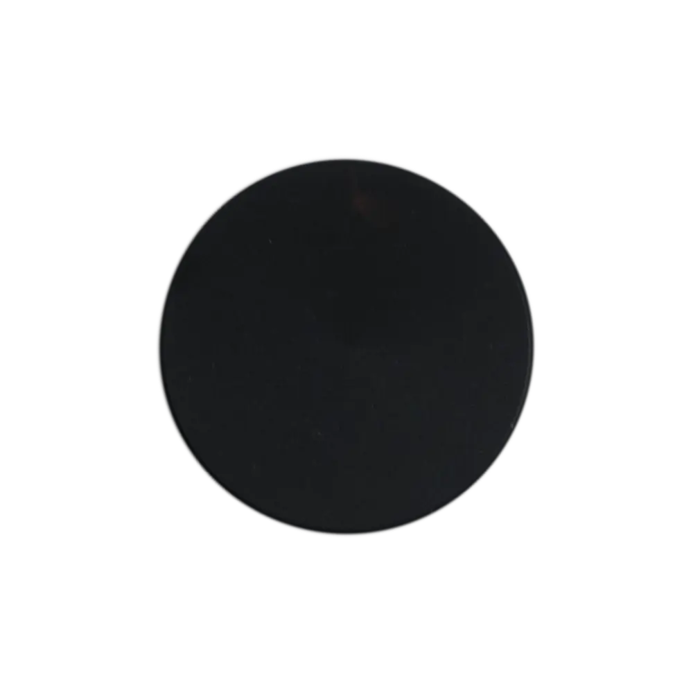 Мебельная ручка-кнопка AKS Лион черная алюминиевая 88909449 STLM-1352911 - Вид №2