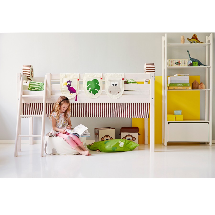 Кровать Flexa Classic с наклонной лестницей, лакированная, 200 см 9010308101 - Вид №2