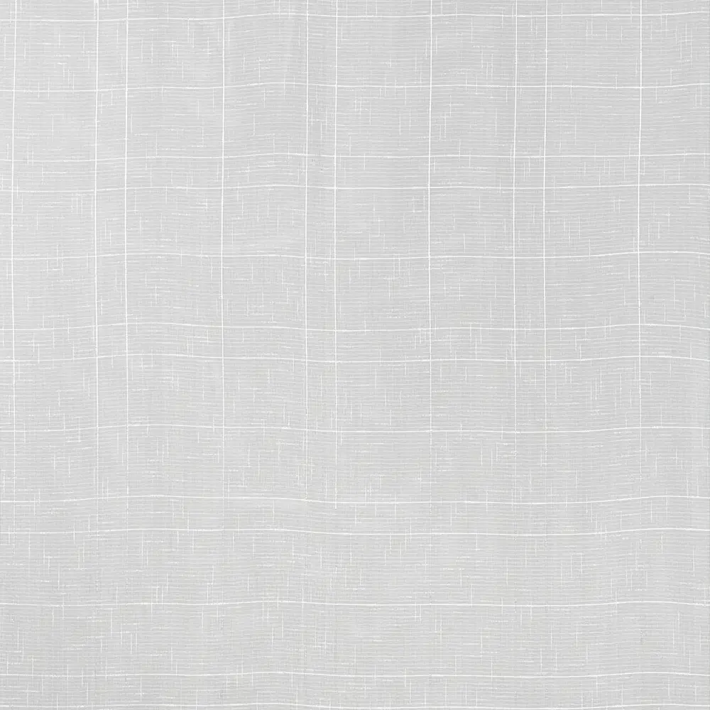 Santreyd Тюль с утяжелителем - белая клетка под лен 280 см 85400441 STLM-0062644 - Вид №1