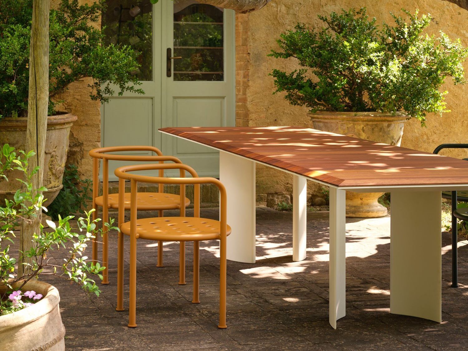 Прямоугольный садовый стол из тикового дерева FAST Naca ARCH-00059715 - Вид №3