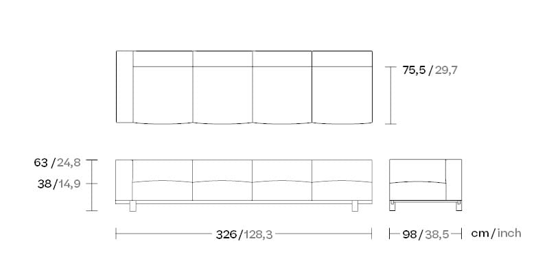 Модульный диван Kettal Molo ARCH-00000394 - Вид №3