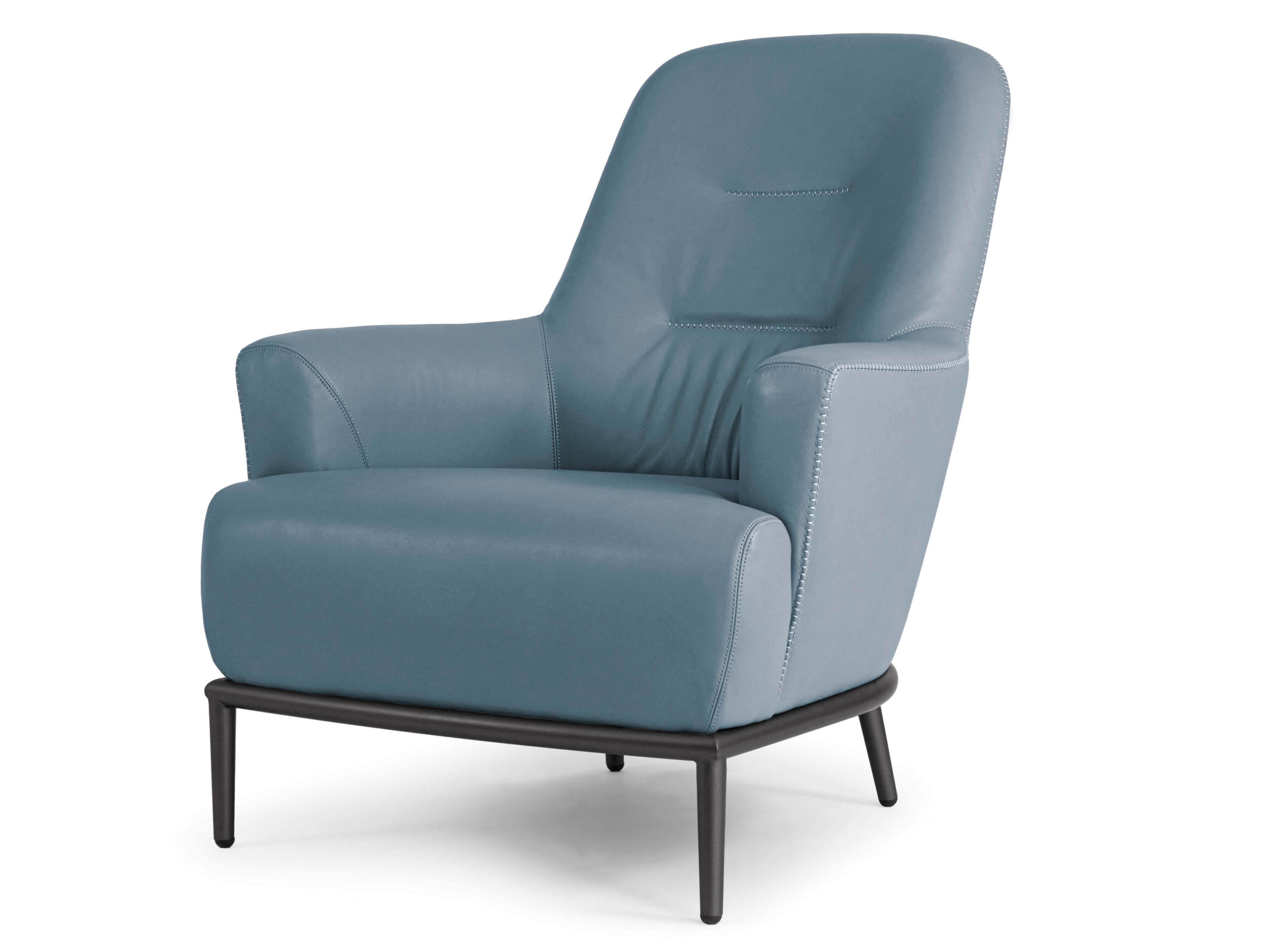 Кожаное кресло с подлокотниками Borzalino ESME ARCH-00138369 - Вид №5