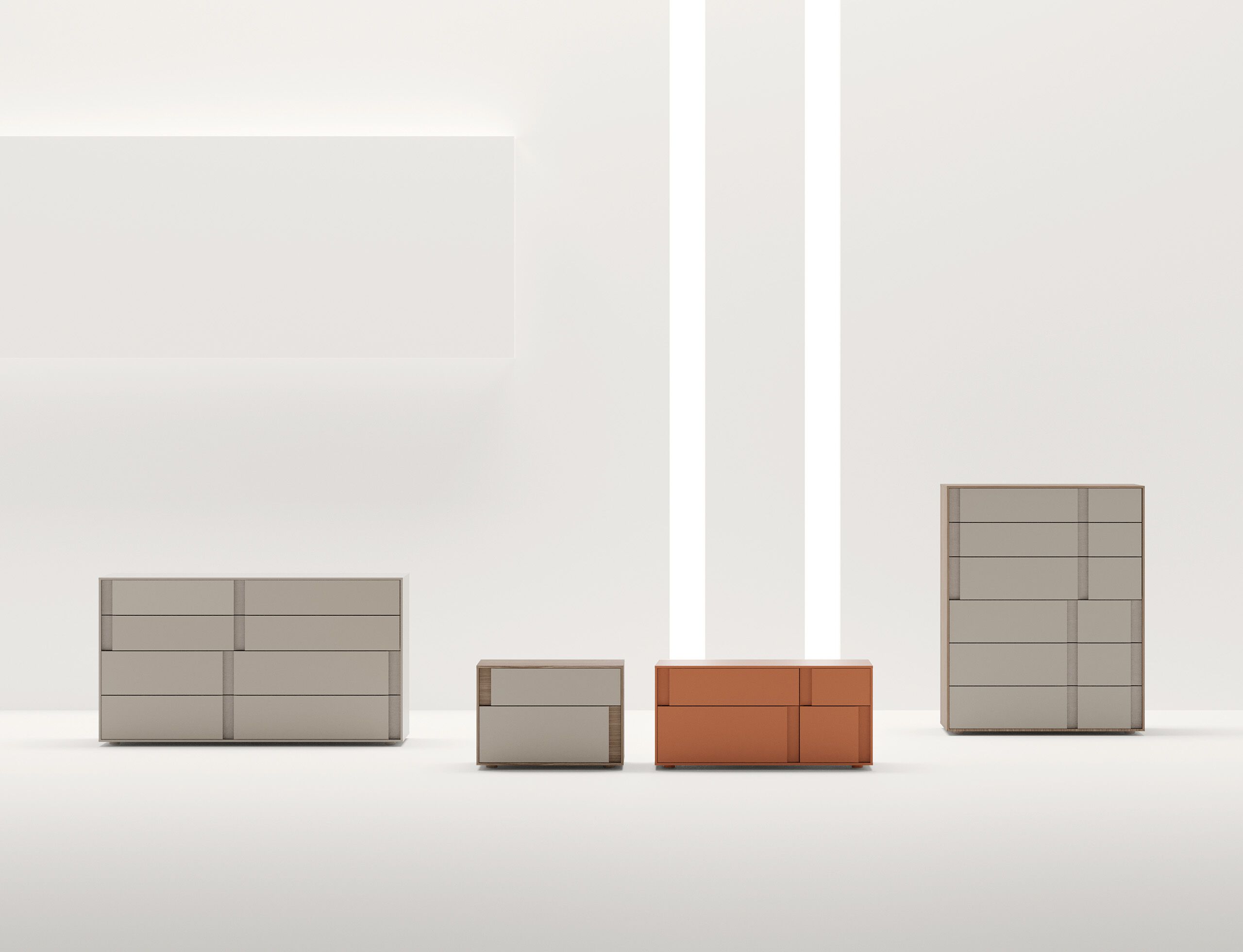 Меламиновый комод со встроенными ручками Adok Loop ARCH-00109841 - Вид №1