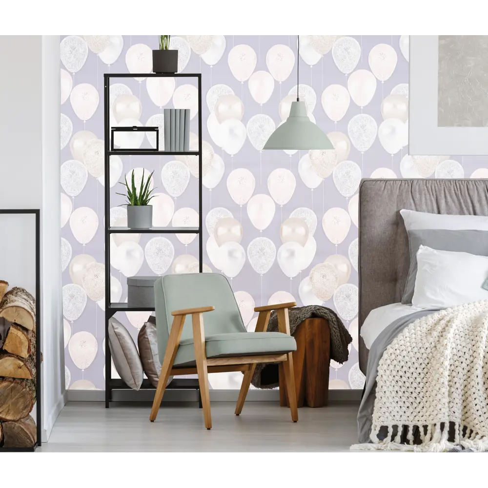 Обои флизелиновые A.S. Creation Шары серые 1.06 м 371504 STLM-2117757 - Вид №3