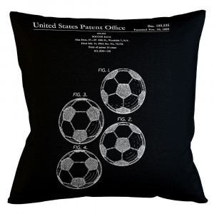 96521248 Арт-подушка «Патент на футбольный мяч» Object Desire