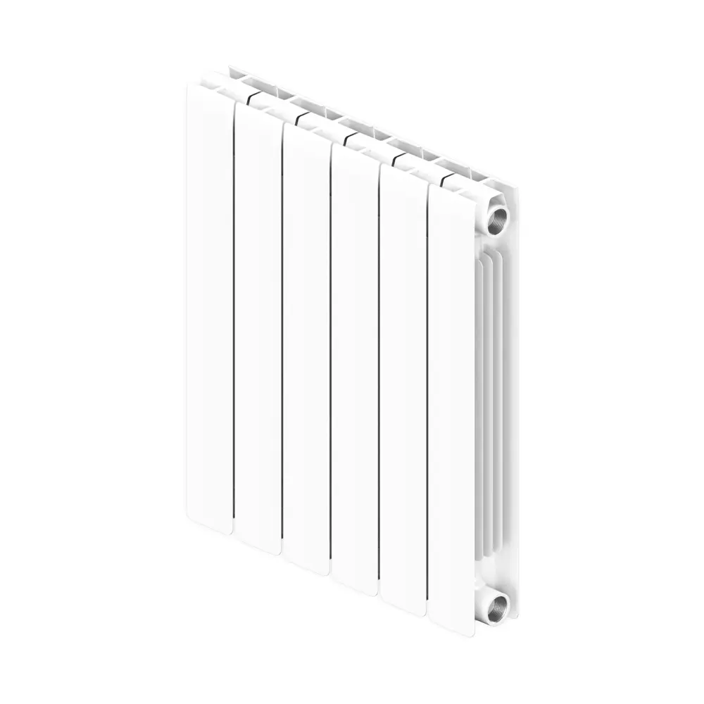 Радиатор секционный Rifar Flip 500/75 6 секций боковое подключение биметалл белый STLM-2150642 - Вид №1