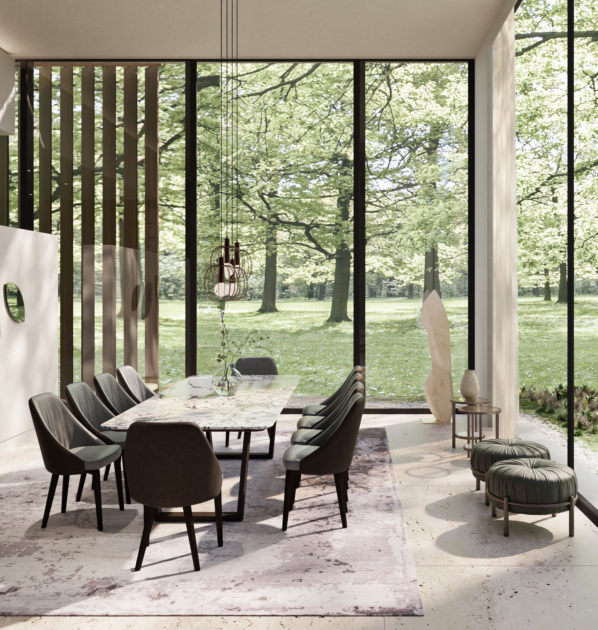 Мягкий стул из ткани Borzalino Neil ARCH-00035608 - Вид №15