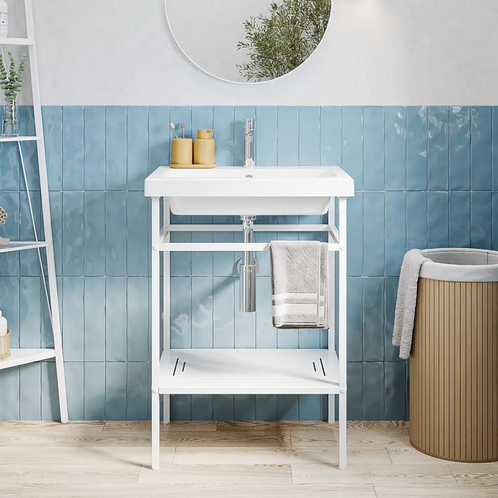 Опора для раковины KONSENSA Бруклин 60 56.5x81 см цвет белый STLM-2177671 - Вид №3