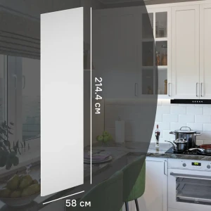 Фальшпанель для кухонного шкафа Ньюпорт 58x214 см KONSENSA МДФ цвет белый