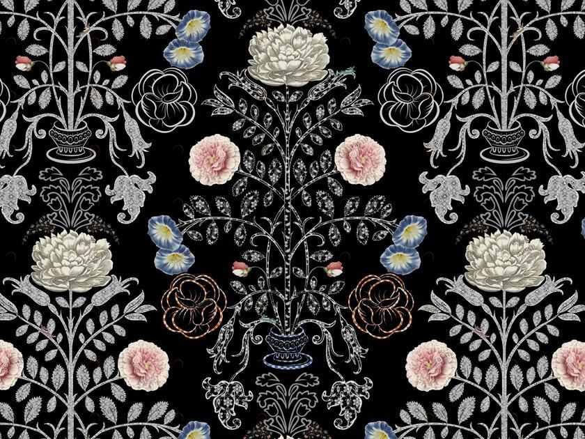 Equipo DRT Ткань с цветочными мотивами Sarabande 21110