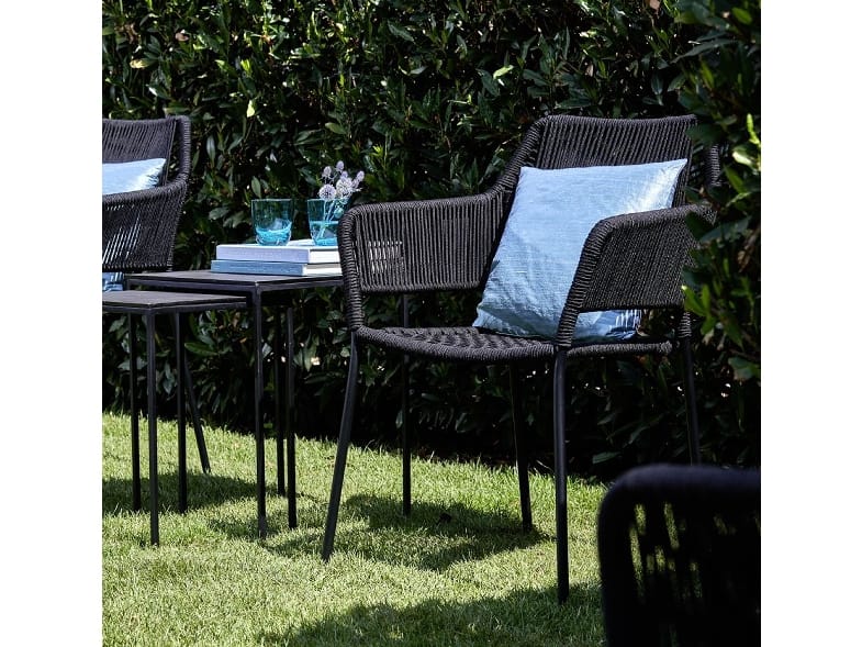 Стальной садовый стул с подлокотниками LAMBERT Amaya ARCH-00147633 - Вид №2