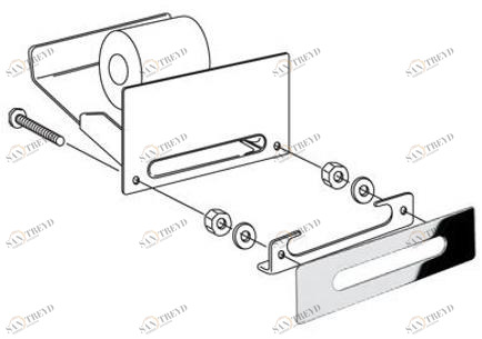 INDA® Держатель рулона туалетной бумаги металлический для гостиниц Hotellerie A04270