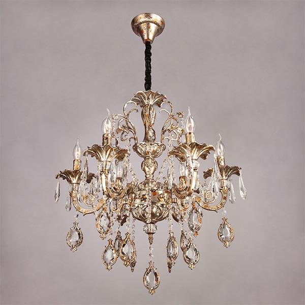 Подвесная люстра Bogates Wonderful 271/6 Strotskis BOGATES ДИЗАЙНЕРСКИЕ, WONDERFUL 181619 Золотой  - Вид №3