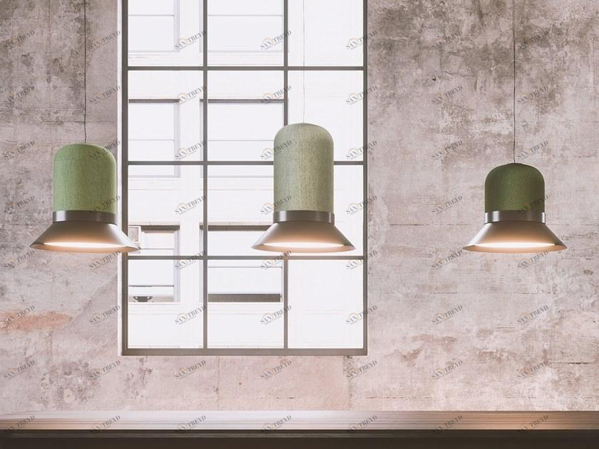 BuzziSpace Светодиодный подвесной светильник с прямым светом из ткани sun-id-1458858