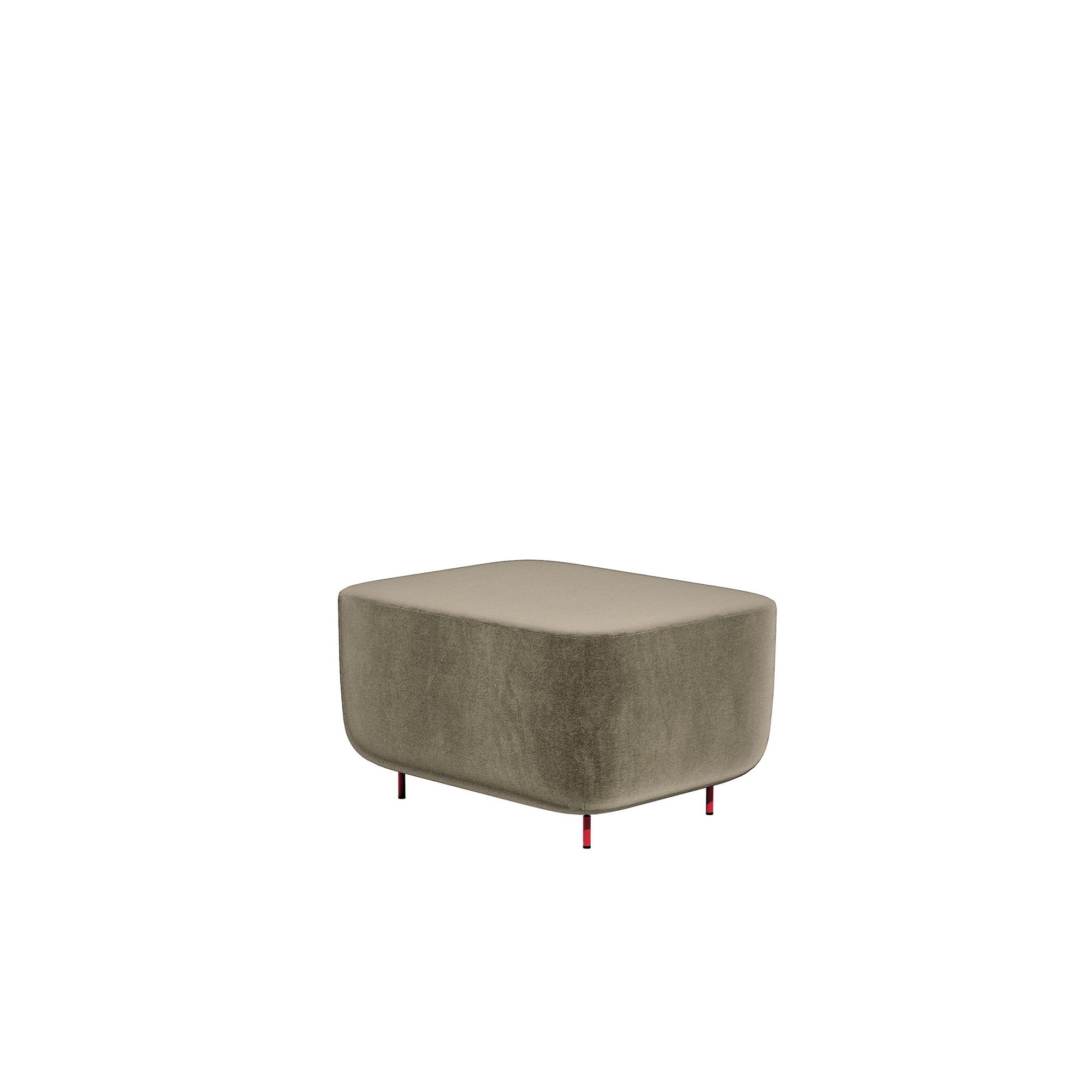 Прямоугольный пуф из ткани Petite Friture Hoff ARCH-00132470 - Вид №2