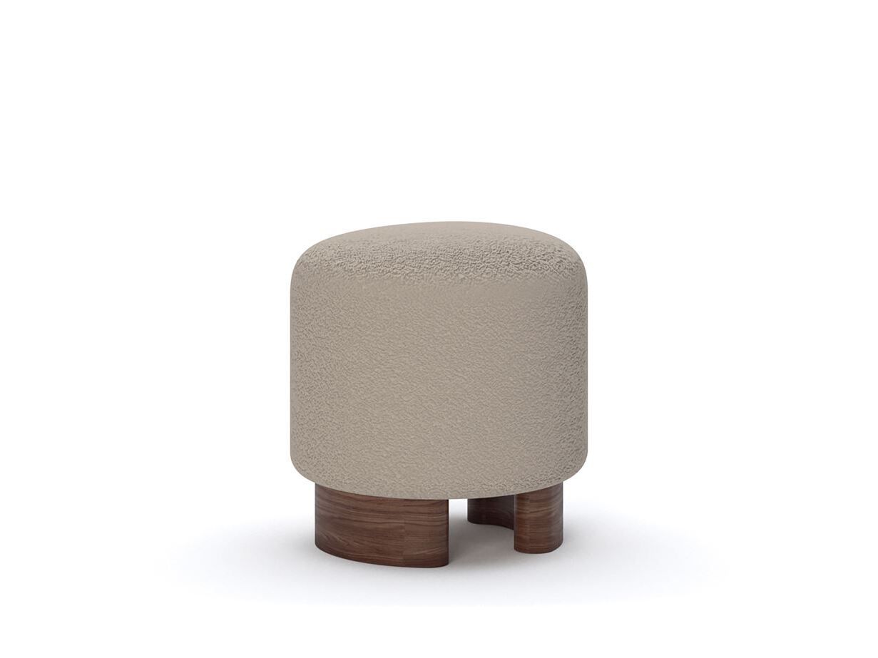 Круглый пуф из ткани Naturedesign Home ARCH-00004942