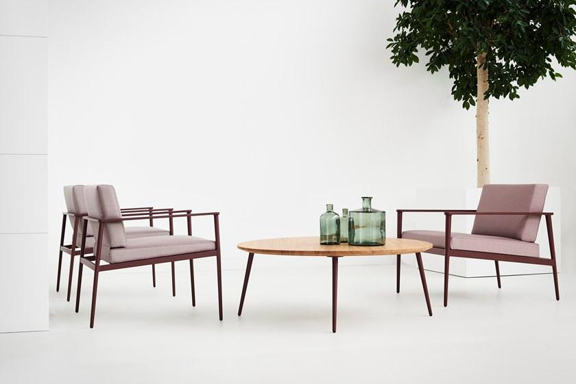 Bivaq Кресло с обивкой из ткани с подлокотниками Vint sun-id-1373372 - Вид №1