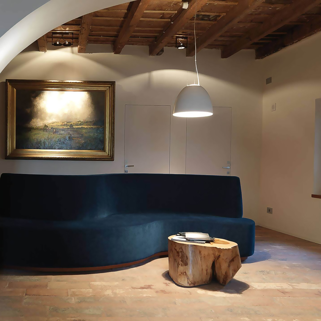 Artemide A244900 NUR MINI GLOSS белый подвес 104677 - Вид №1