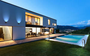 Алюминиевый светодиодный напольный торшер