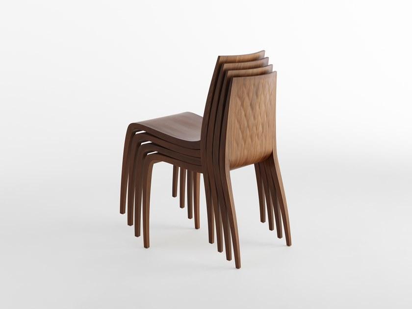 Casamania & Horm Штабелируемый деревянный стул sun-id-1487252 - Вид №7