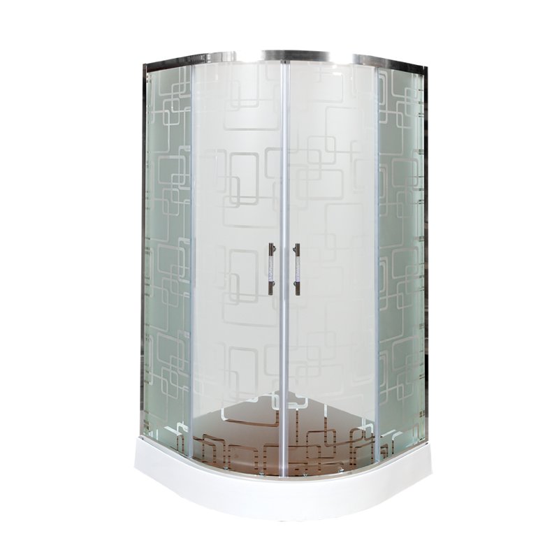 B10S LED BLACK Душевая кабина DETO Серия В Душевое ограждение С 09 - Вид №1