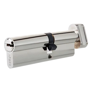 Цилиндр Apecs SM-90(35C/55)-C-NI, 35x55 мм, ключ/вертушка, цвет никель 82379228 STLM-2189698