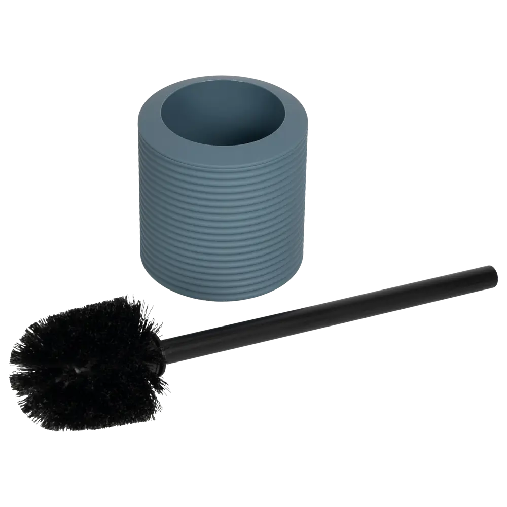 Ершик для унитаза SWENSA Rail с держателем, синий 89380256 STLM-1424249