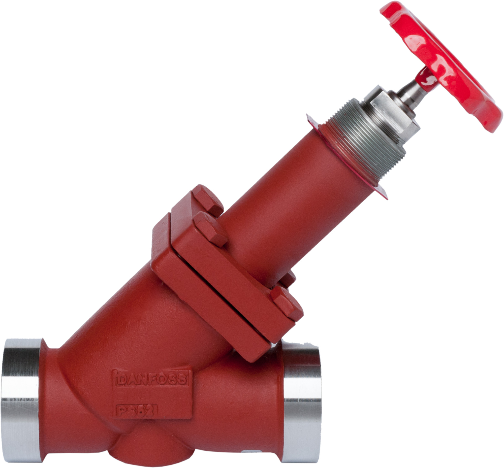 Danfoss SVA-L — запорные клапаны с удлиненным штоком SVA-L 20 A ANG H-WHEEL Запорный клапан 148B5360  - Вид №1