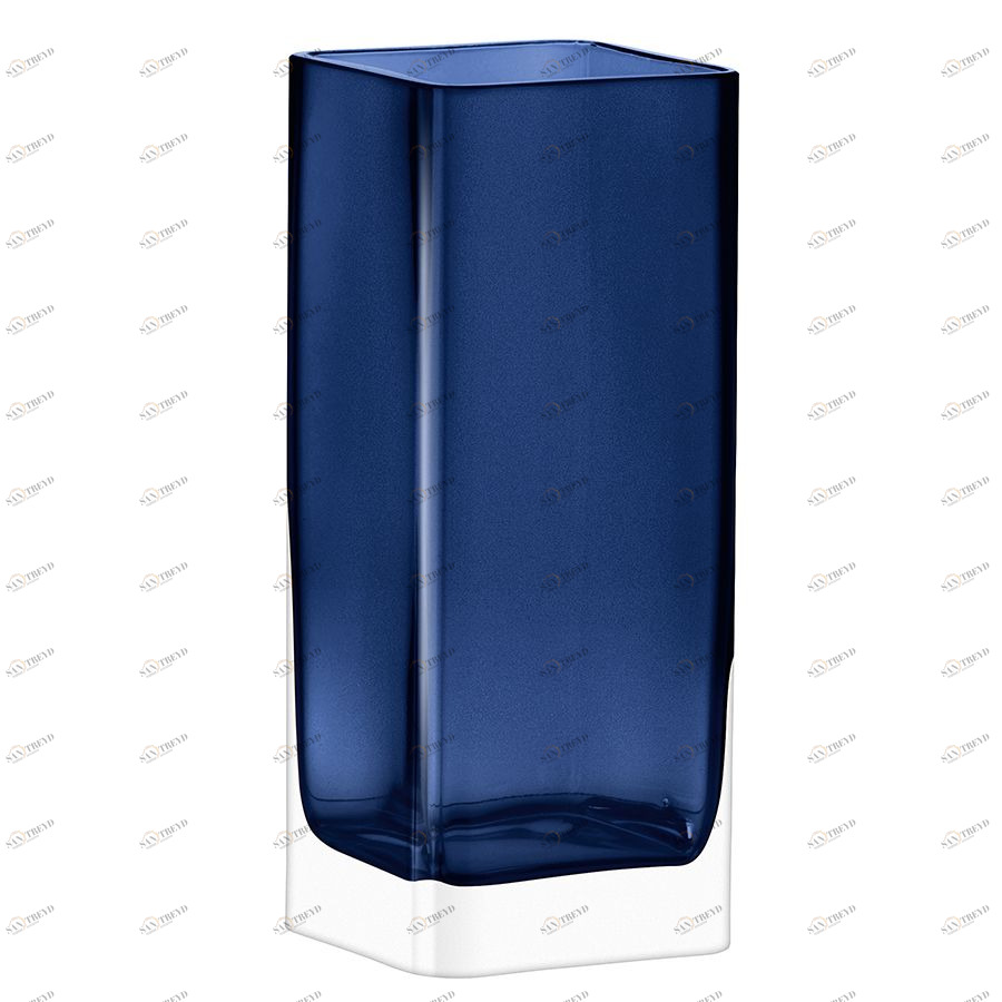 Ваза прямоугольная Modular 25 x 10 x 10 см синяя LSA International G85625610
